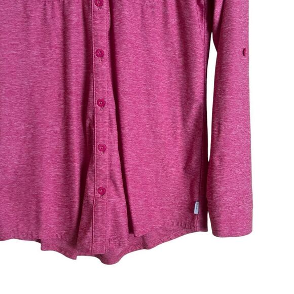 Eddie Bauer pink lightweight button down shirt - Picture 5 of 7